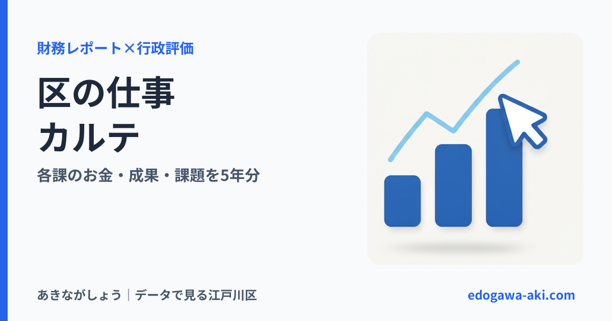 区の仕事カルテのイメージ